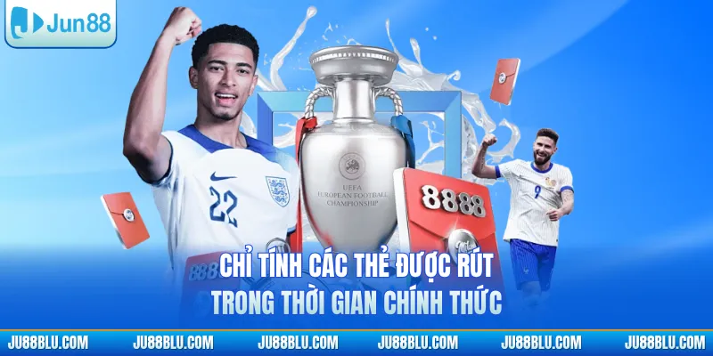 Chỉ tính các thẻ được rút trong thời gian chính thức
